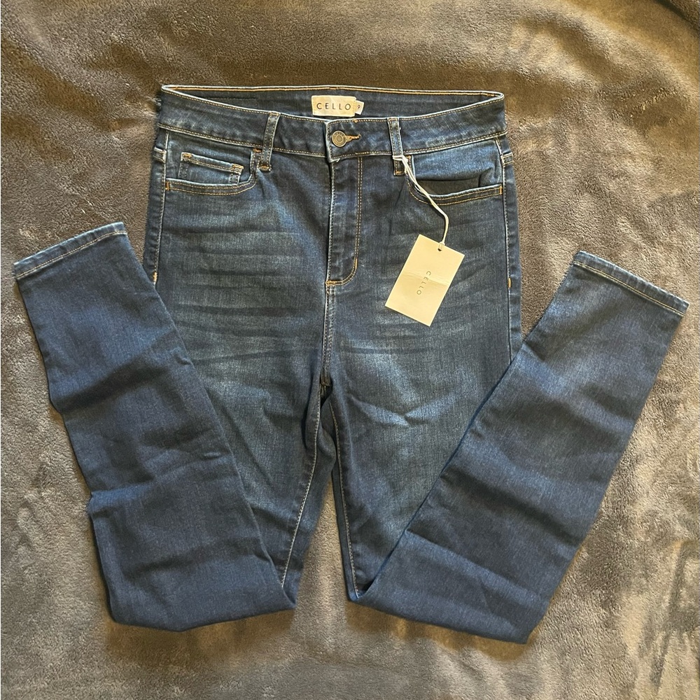 Cello Women's Dark Blue Skinny Jeans